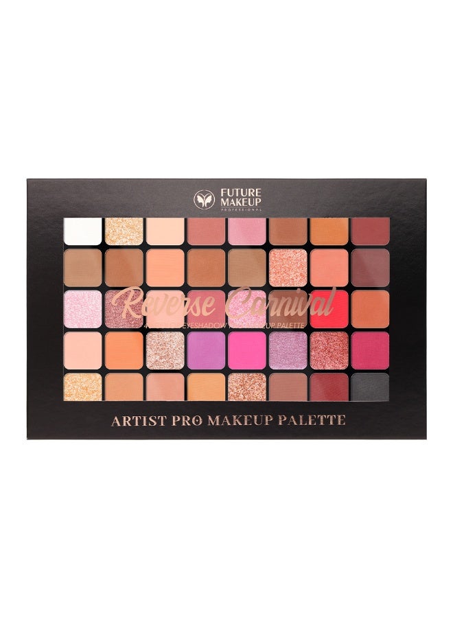 Future Makeup Reverse Carnival 40 Color Eyeshadow Pro Palette - Image 3